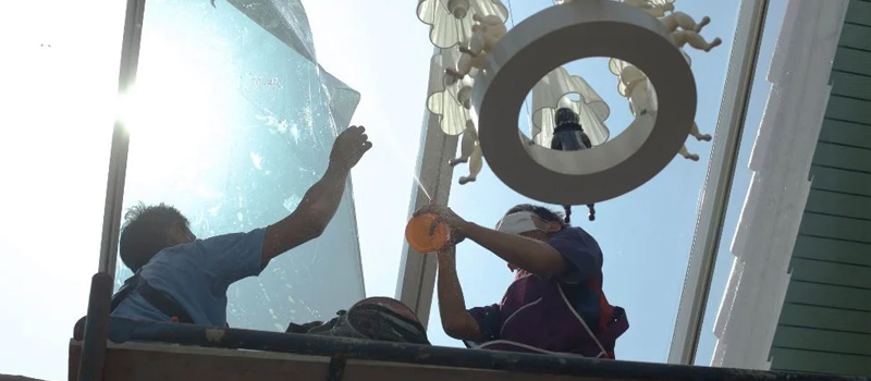 Solar Control Film on Window Glass in Los Angeles